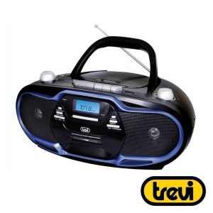 Rádio Portátil FM CD/USB/Cassete 2x10W TREVI - (CMP574)