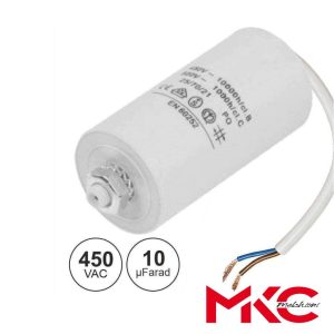 Condensador Arranque 10uF 450V C/ Fios - (COAF10/450M)