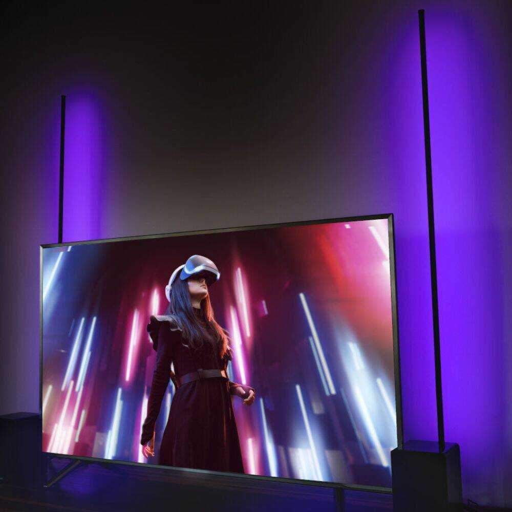 Tubo LED RGB 1m Bluetooth C/ Suporte Preto IBIZA - Image 2