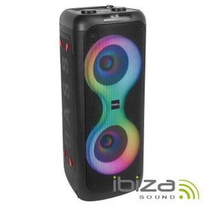 Coluna Amplificada 2x8" 700W USB/SD/AUX/BT LED TWS IBIZA - (COLUMBA700)