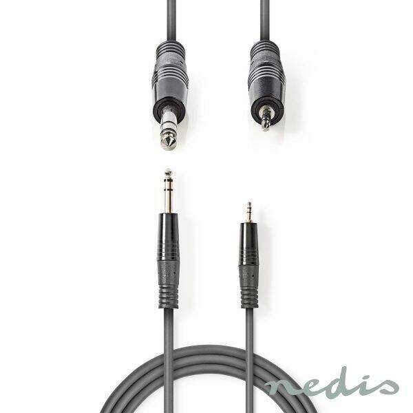 Cabo Jack 6.35mm Macho / Macho 3.5mm 1.50M - (COTH23205GY15)