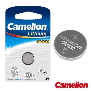 Pilha Lítio Botão Cr1632 3v 120ma Blister CAMELION - (CR1632-BP1)