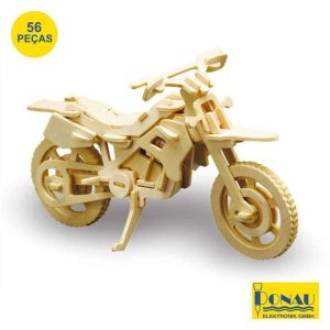 Mota Cross Painéis De Contraplacado C/ 56 Peças Donau - (DNM850-6)