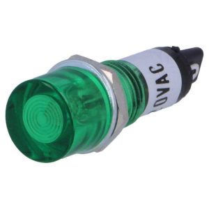 Luz Piloto Redondo Verde 10mm 220V - (DRDF220GN)