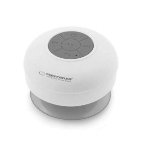 Coluna Bluetooth Portátil C/ Ventosa 3W Branco IPX4 - (EP124W)