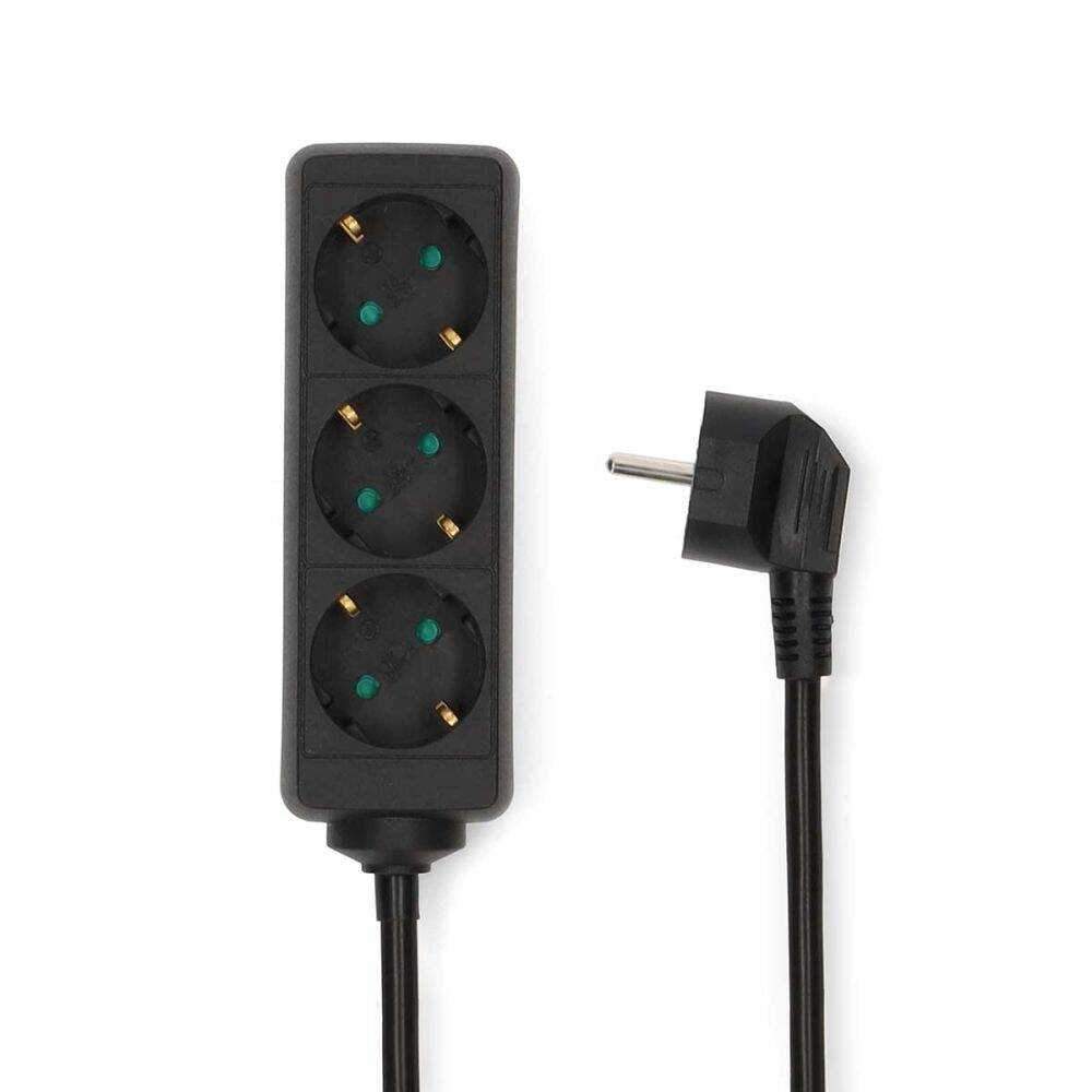 Extensão Elétrica 3x Schuko 3m - (ESOC330F1BK)