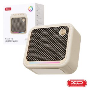 Coluna Bluetooth Portátil FM/Micro SD JOY 5W Bege XO - (F63-BG)