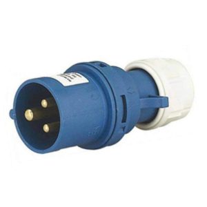 Ficha Industrial CEE Macho 16A 2P+T 250V IP44 - (FCEE3P)