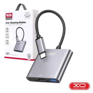 Hub USB-C P/ USB-A 3.0 + HDMI + USB-C PD XO - (HUB011)