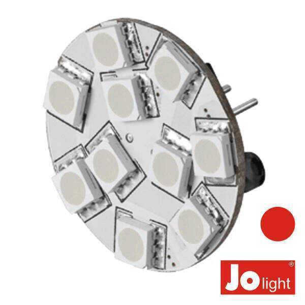 Lâmpada G4 2.2W 12V 10 LEDS Vermelho Jolight - (JO507R)