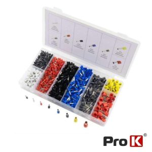 Conjunto de 1200 Terminais de Ponteira PROK - (KIT-PONT-01)