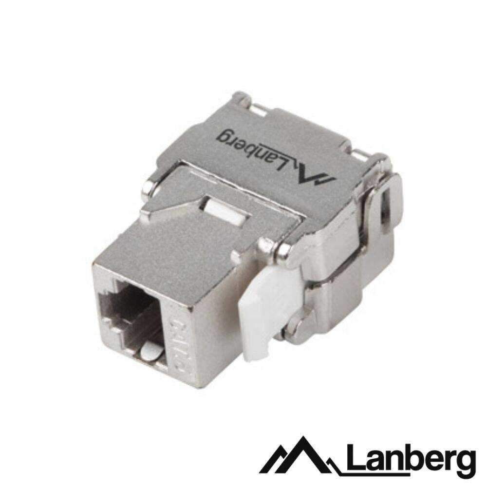 Ficha RJ45 Modular 8P8C CAT6A FTP Keystone 180º LANBERG - (KSFA-2000)