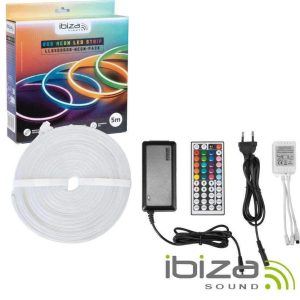 Fita 540 LEDS RGB SMD3838 12V 5m IP65 Efeito Neon IBIZA - (LLS500RGB-NEON)