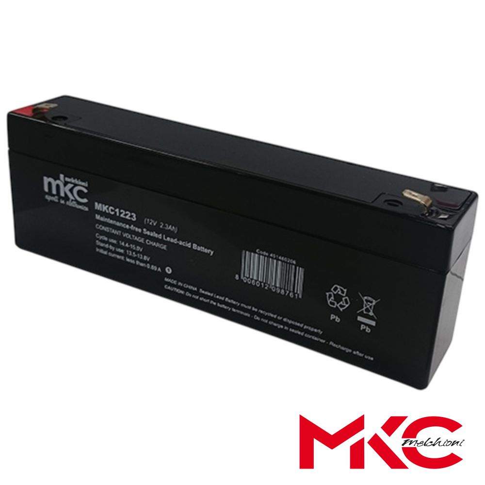 Bateria Chumbo AGM VRLA 12V 2.3A MKC - (MKC1223)