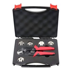 Alicate de Cravar Terminais com Mala e 6 Ponteiras PROK - (MODCRIMPSET06)