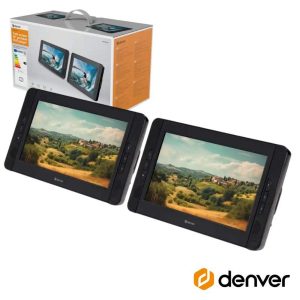 Monitores LCD 10" C/ DVD Portátil DENVER - (MTW-1098)