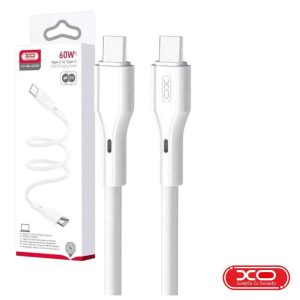 Cabo USB-C Macho / USB-C Macho PD 60W 1m Branco XO - (NB-Q231B-WH)