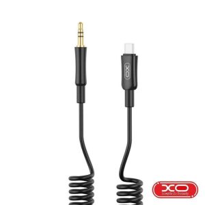 Adaptador USB-C Macho P/ Jack 3.5mm Macho Preto XO - (NB-R255B)