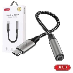 Adaptador USB-C Macho P/ Jack 3.5mm Fêmea XO - (NB-R257C)