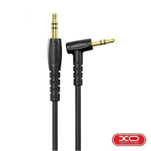 Cabo Jack 3.5mm Macho / Jack 3.5mm 90º Macho 1m Preto XO - (NB-R272-BK)