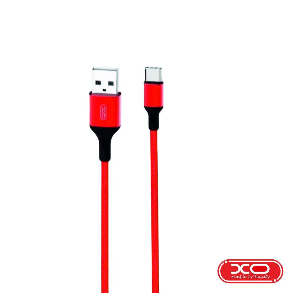 Cabo USB-A Macho / USB-C Macho 1m Vermelho XO - (NB143-USBC-RD/1)