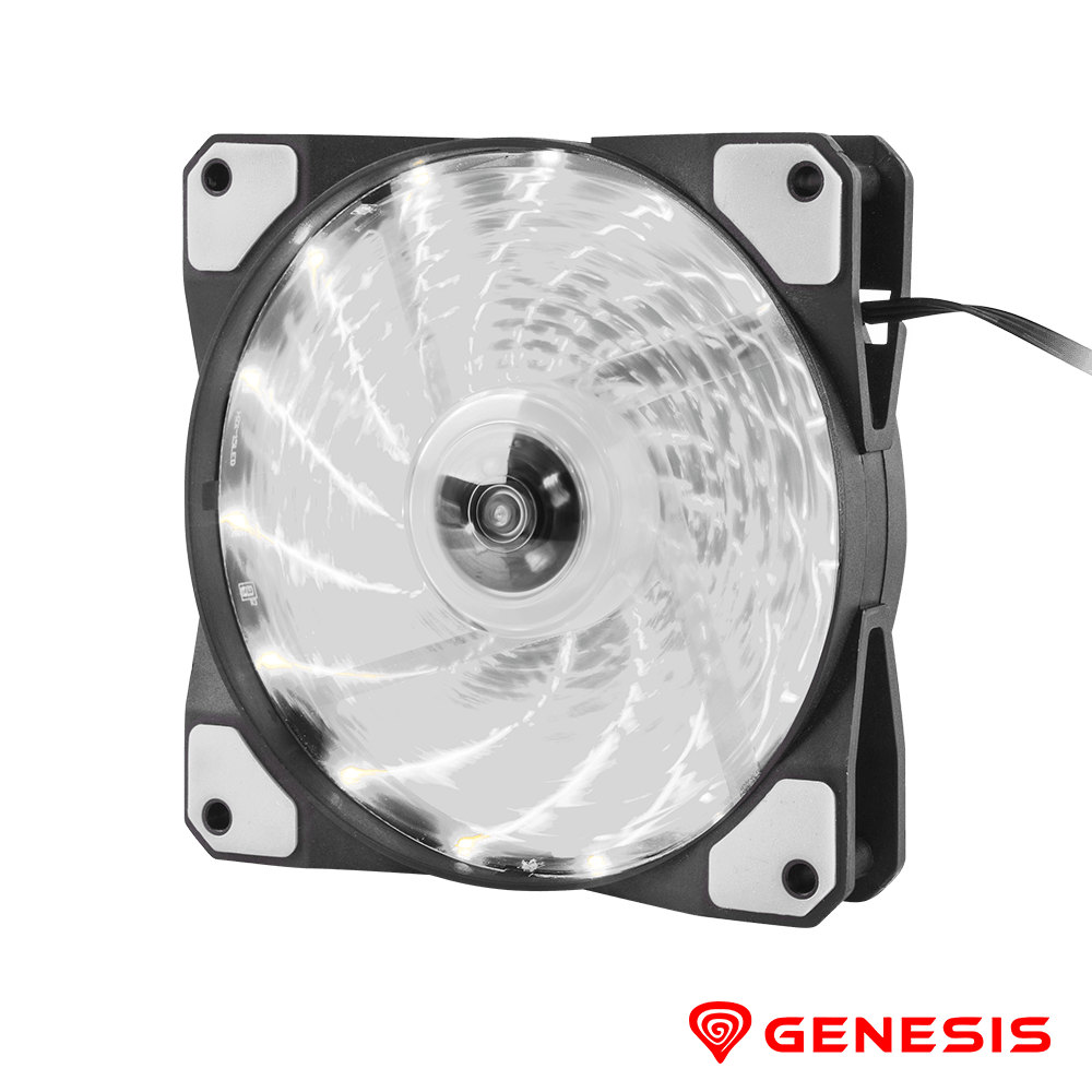 Cooler HYDRON 120 120mm Branco GENESIS - (NGF-1169)