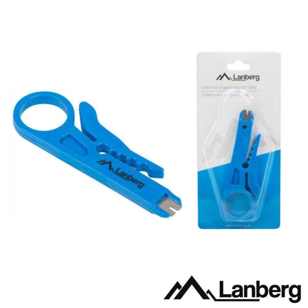 Descarnador De Cabos Universal UTP/STP Azul LANBERG - (NT-0103)