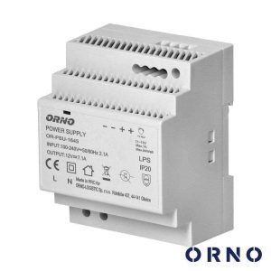 Fonte De Alimentação 12VDC 7A 84W DIN ORNO - (OR-PSU-1645)
