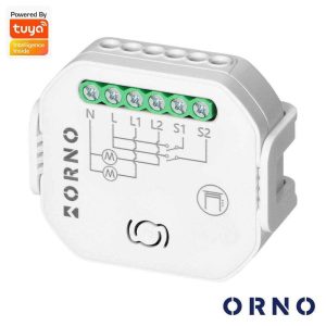 Módulo Automação P/ Controlo de Estores WiFi+BT Tuya ORNO - (OR-SH-17104)