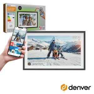 Moldura Digital FRAMEO 10.1" Preto DENVER - (PFF-1081)