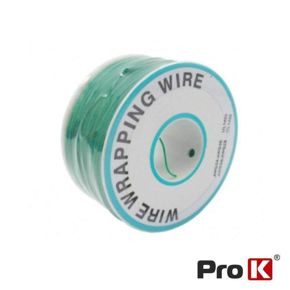 Cabo Multifilar Verde 0.25mm Rolo 250m PROK - (PKCM0.25/250GR)