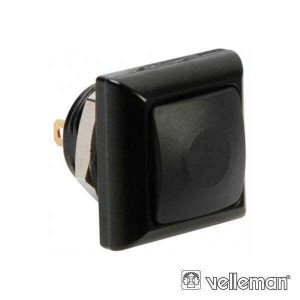 Interruptor Pressão Miniatura 1p Spst Off-(On) Preto - (R1397)