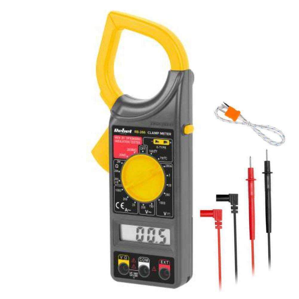 Pinça Amperimétrica Digital AC 1000A REBEL - (RB-266)