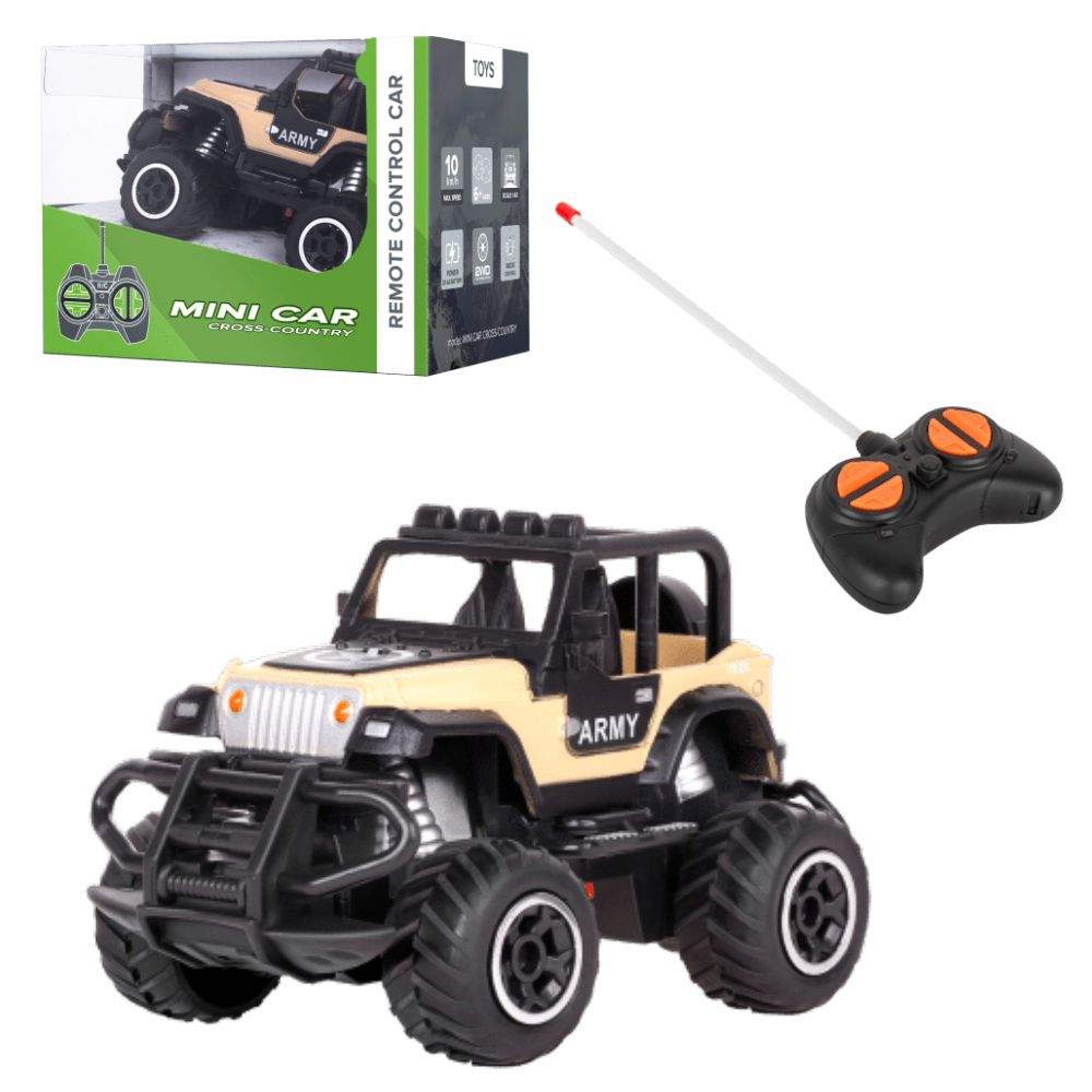 Carro Telecomandado Army Cross 27MHz 10km/h 2xAA - (RCC-ARMY)