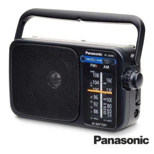 Rádio Portátil AM/FM 230V / Pilhas PANASONIC - (RF-2400DEG-K)