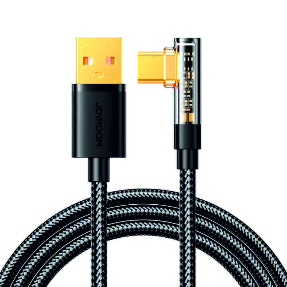 Cabo USB-A Macho P/ USB-C Macho 3A 1.2m Preto JOYROOM - (S-UC027A6)