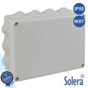 Caixa De Derivação Estanque C/ 14 Cones 220x170x80mm SOLERA - (SLR-686)