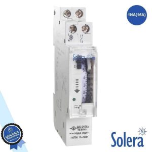 Temporizador Diário Analógico 16a 230V P/ Calha Din SOLERA - (SLR-R24)