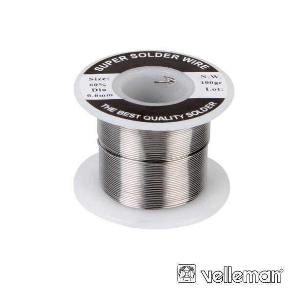 Solda 1mm 60/40 250g VELLEMAN - (SOLD250G)