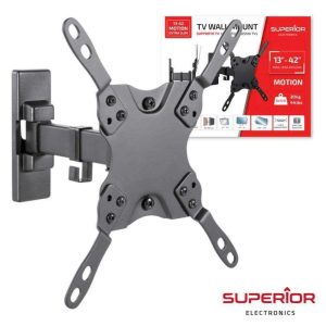 Suporte LCD/LED 13/42" C/ 1 Braço Slim Vesa 200/200 20kg - (SUP-1342MES)