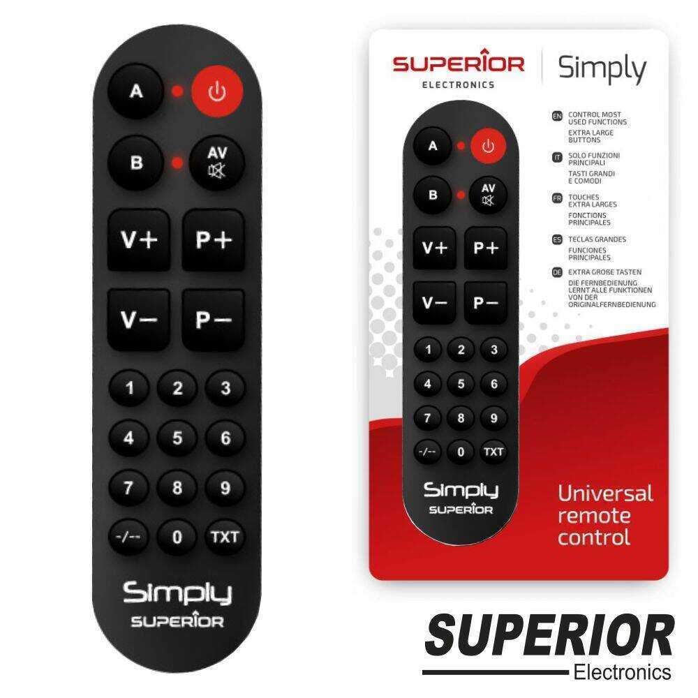 Comando TV Programável Simply - (SUPSIMPLY02)