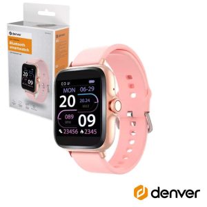 SmartWatch P/ Android iOS Rosa DENVER - (SWC-156ROMK2)