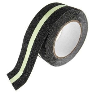 Fita Antiderrapante Preta/Fluorescente 50mm x 5m - (TOOL413A)