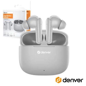 Auriculares Bluetooth 5.3 C/ Mic Dock DENVER - (TWE-48GR)