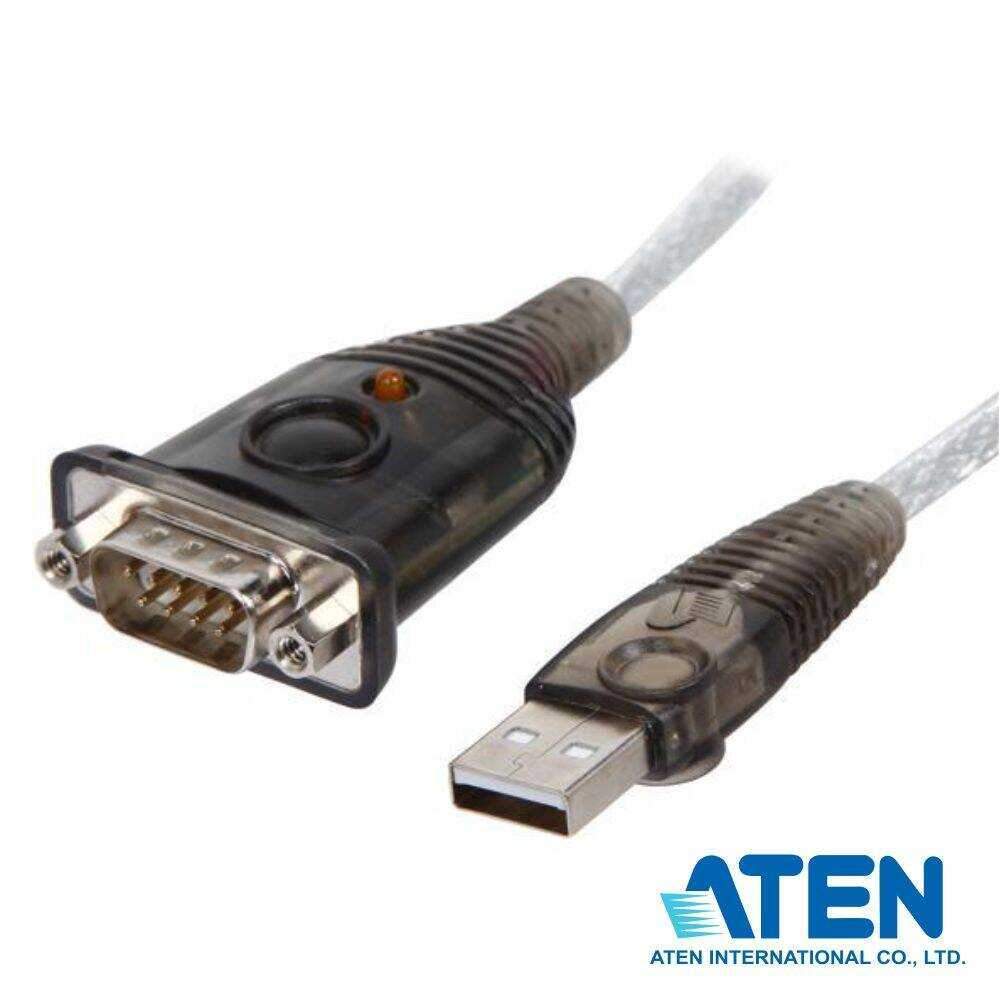 Cabo Adaptador USB-A 2.0 Macho / DB9 Macho 0.35m Aten - (UC232A-AT)