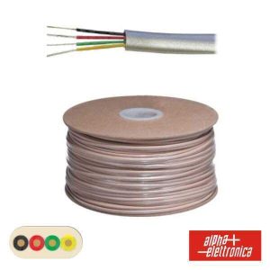 Cabo Telefone 4 Condutores 4x0.14mm Dim 5.00x2.55 - (WTR492A/T)