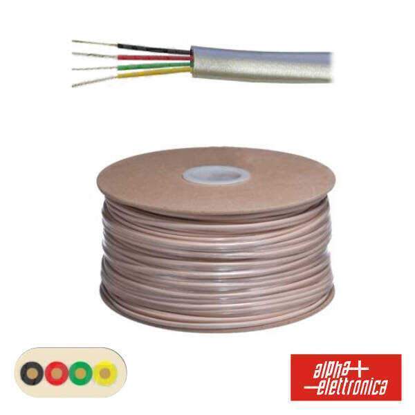Cabo Telefone 4 Condutores 4x0.14mm Dim 5.00x2.55 - (WTR492A/T)