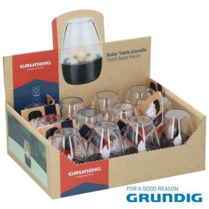 Luminária de Mesa LED Solar em Forma de Vela 12x GRUNDIG - (26190)