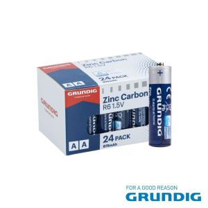 Pilha Zinco-Carvão R6/AA 1.5V 24x GRUNDIG - (30238)