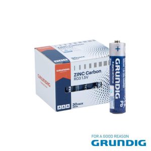 Pilha Zinco-Carvão R03/AAA 1.5V 30x GRUNDIG - (30240)
